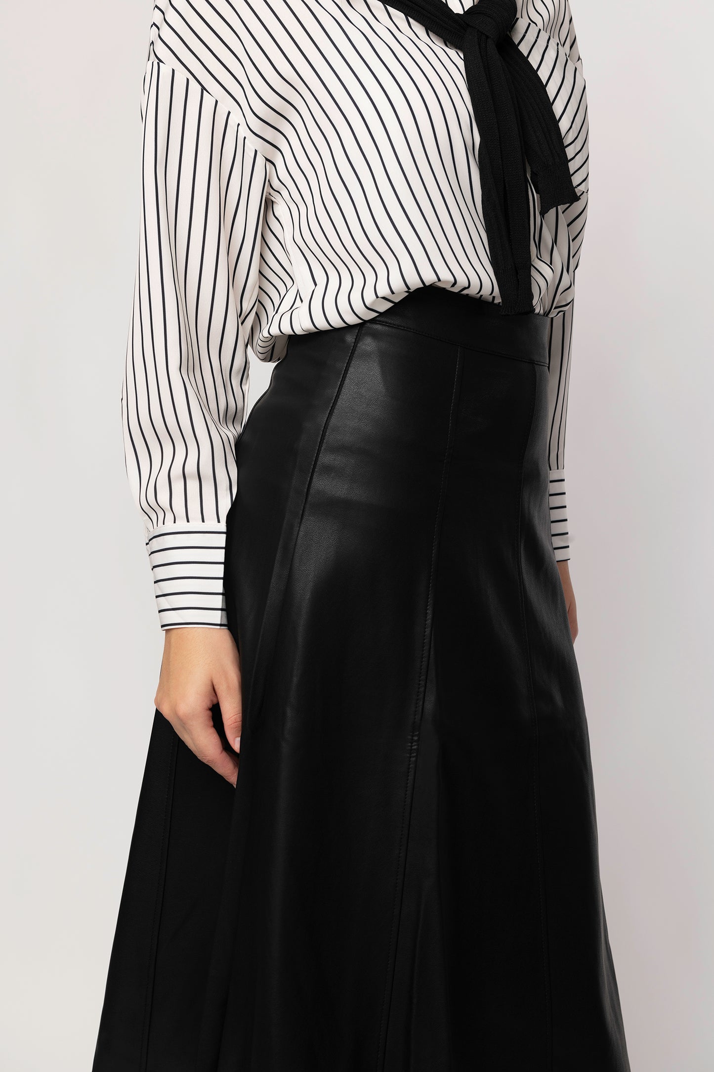 Nikki faux leather skirt